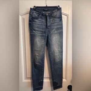 Judy Blue Men's Slim Straight Faded Blue Jeans